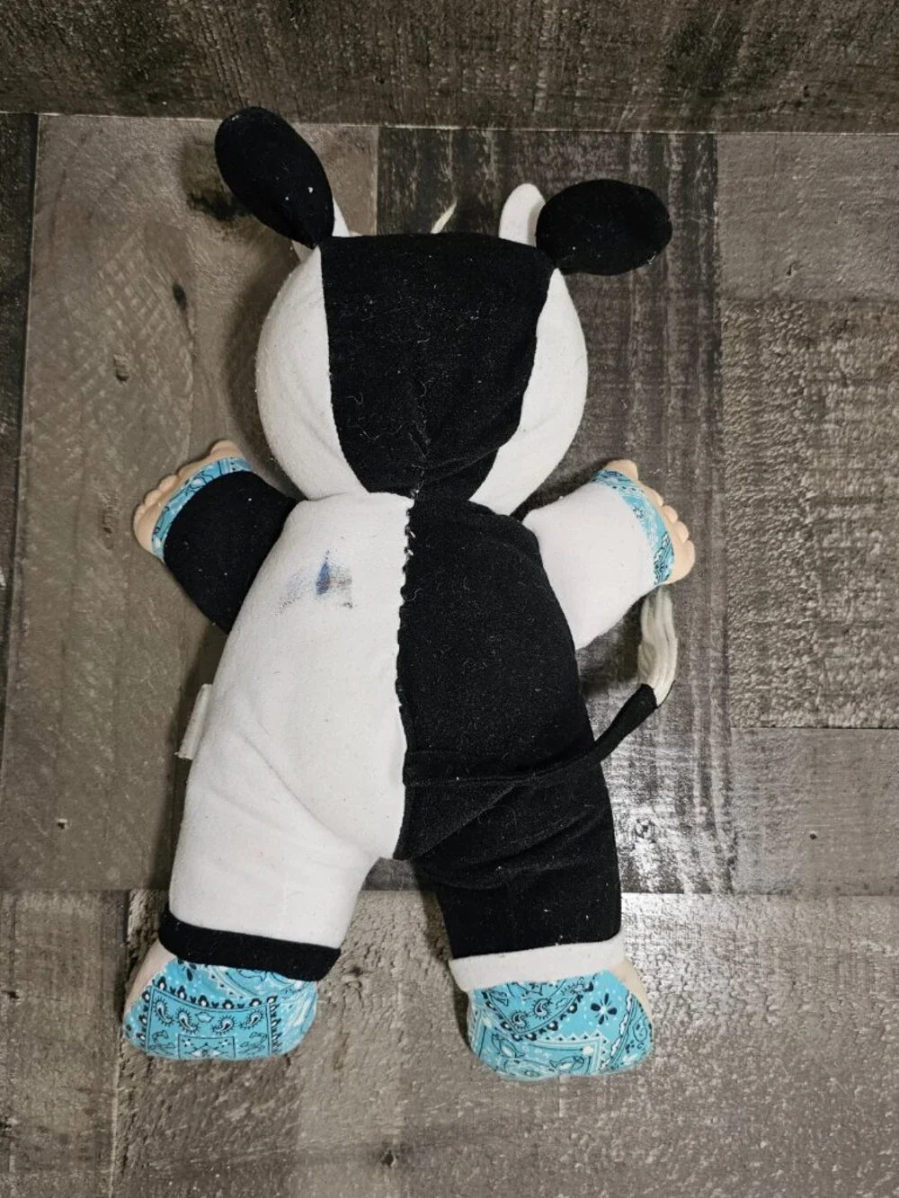 Cabbage Patch Kids Babyland Cow Plush Doll Talking With Moo Sound Xavier Roberts